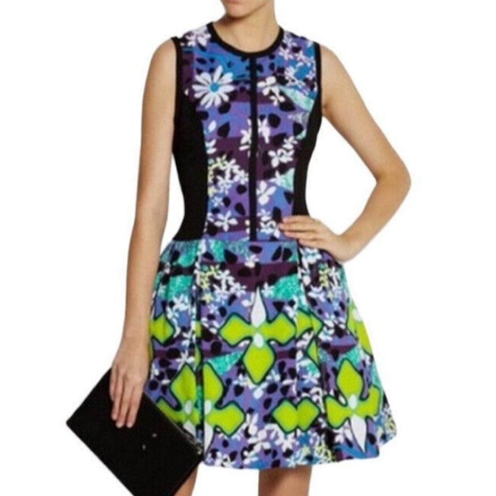 Peter Pilotto x Target Fit & Flare Floral Petticoat Designer Dress Retro Size 4